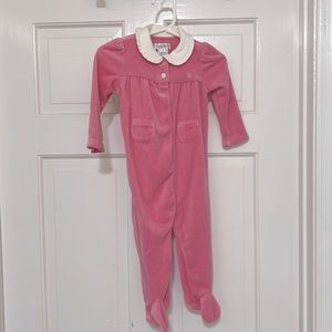 Ralph Lauren Pink Footie Baby Size 9 M